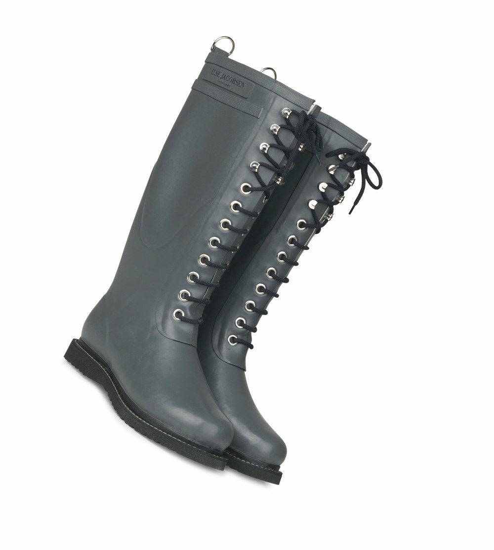 Women's Ilse Jacobsen Rain Boots Grey | EA9428561