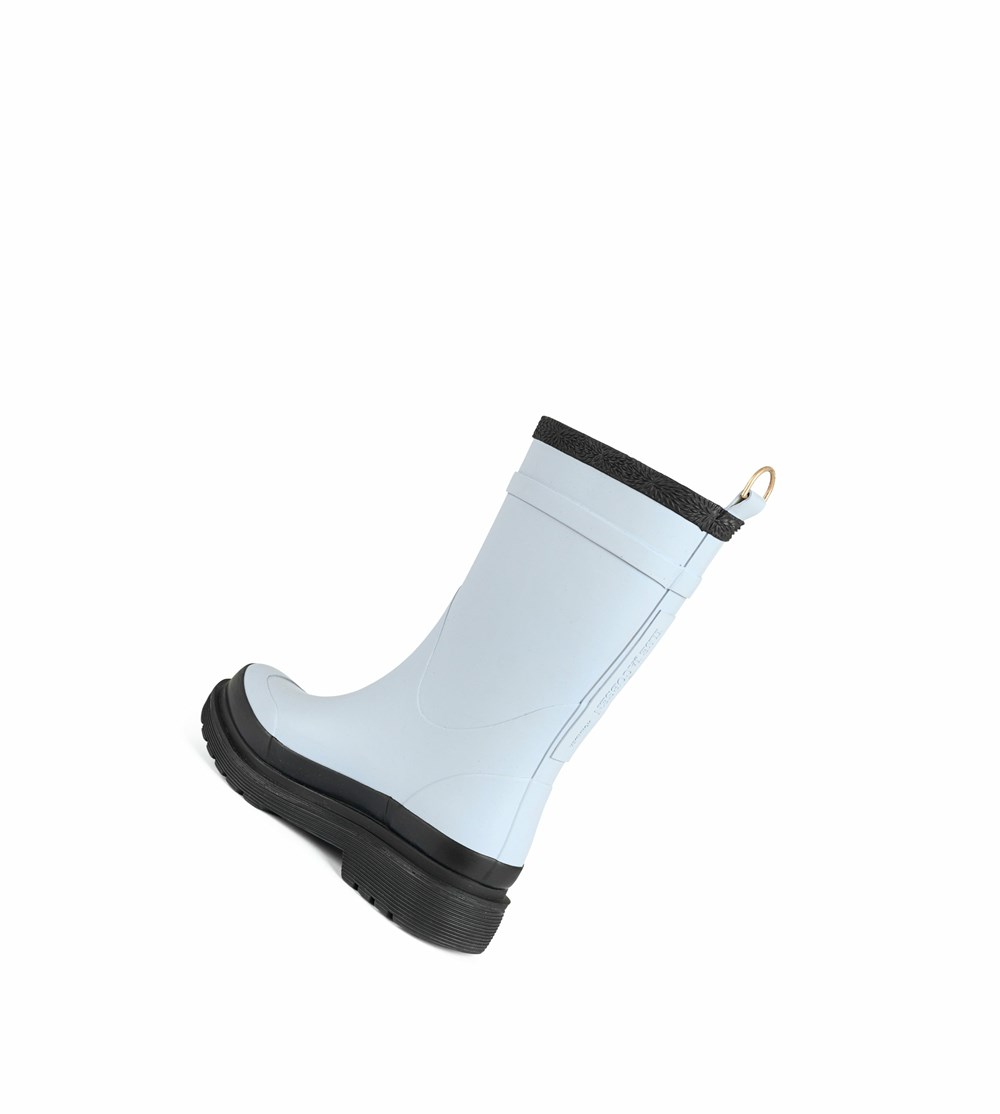 Women's Ilse Jacobsen Rain Boots White Blue | QW3758492