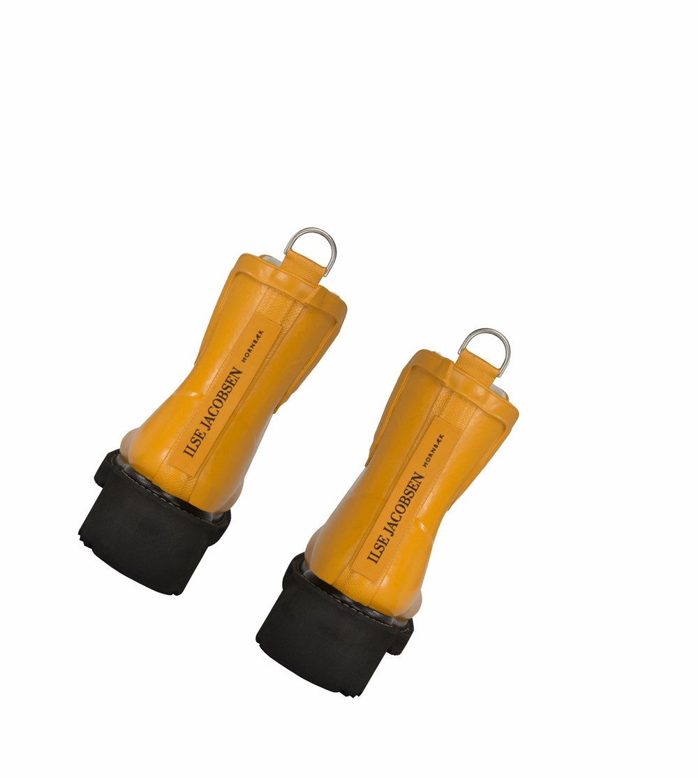 Women's Ilse Jacobsen Rain Boots Yellow | IM5790281