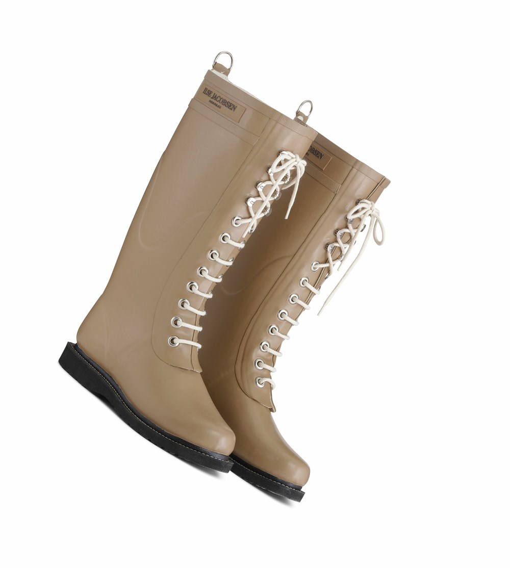 Women's Ilse Jacobsen Rain Boots Yellow | XV3025491