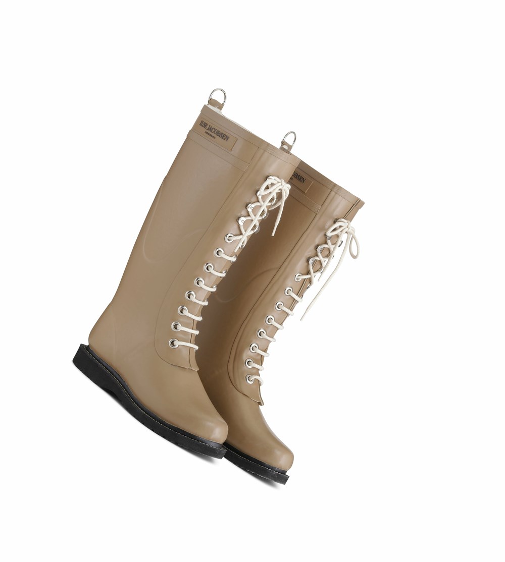 Women's Ilse Jacobsen Rain Boots Yellow | XV3025491