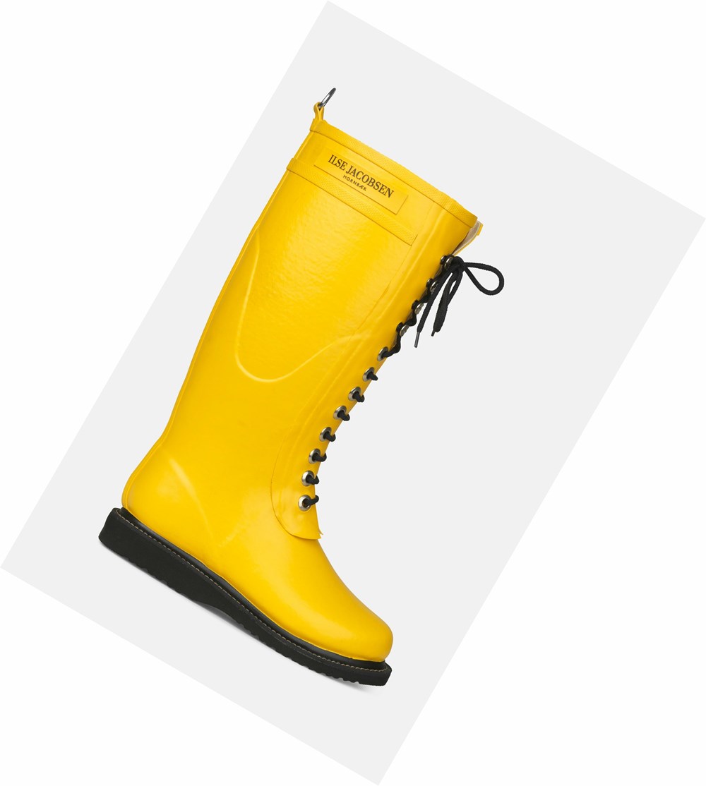 Women's Ilse Jacobsen Rain Boots Yellow | ZL6913478