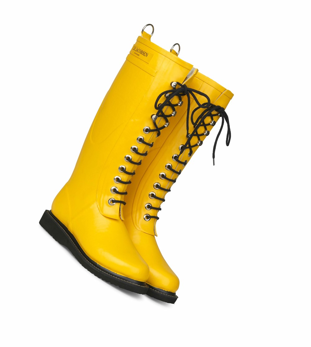 Women's Ilse Jacobsen Rain Boots Yellow | ZL6913478