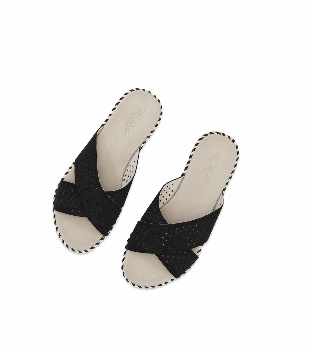 Women's Ilse Jacobsen Sandals Black | PS8715930