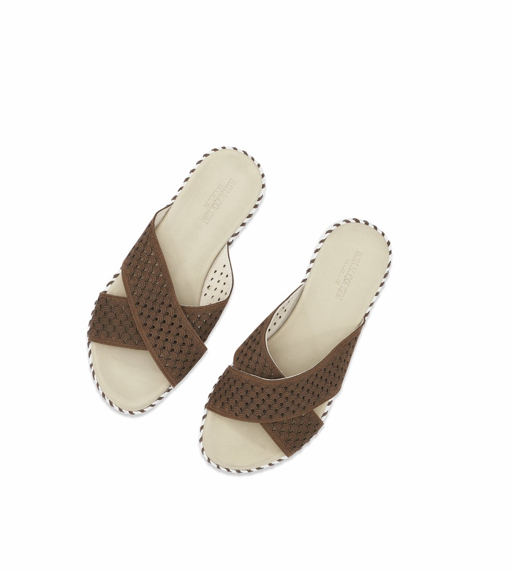 Women's Ilse Jacobsen Sandals Brown | EF5624709