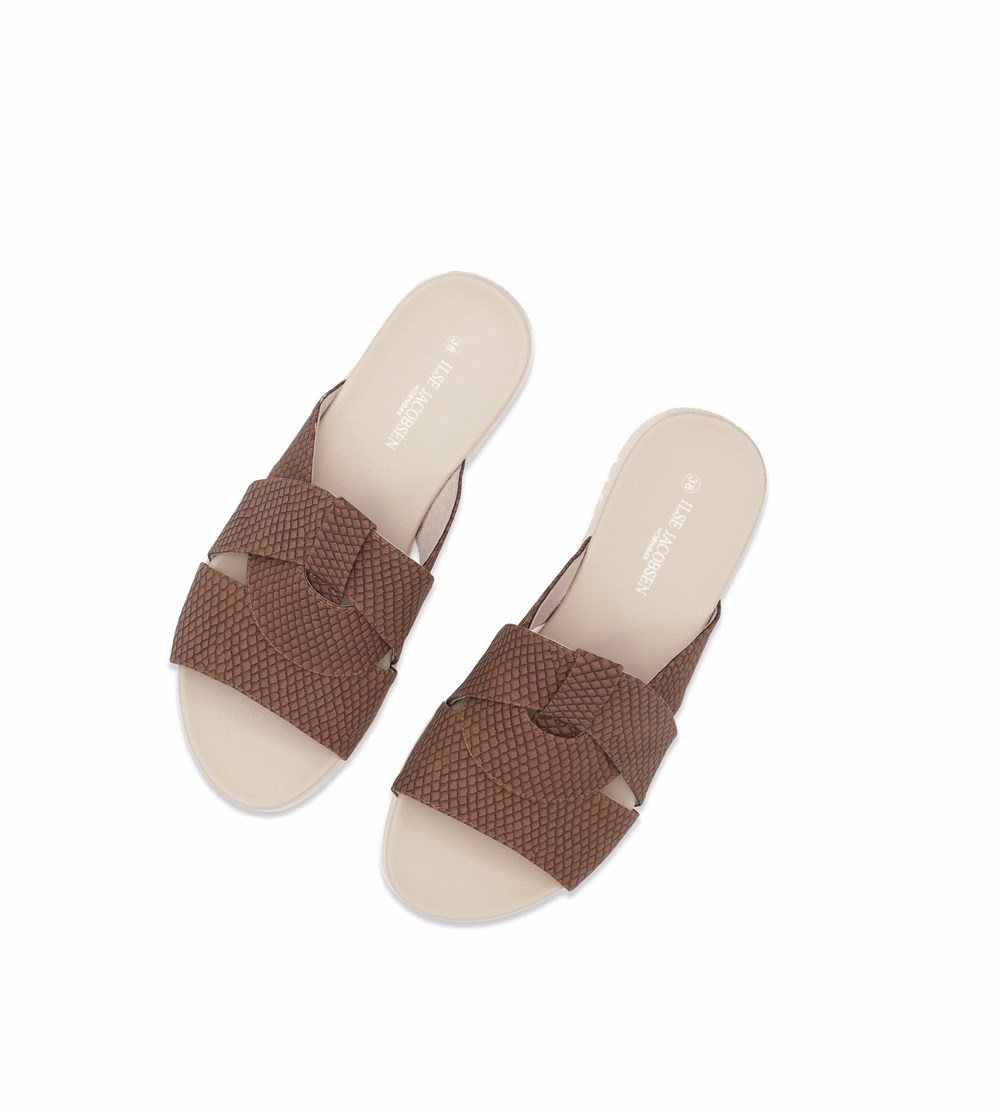 Women's Ilse Jacobsen Sandals Brown | MW8213906