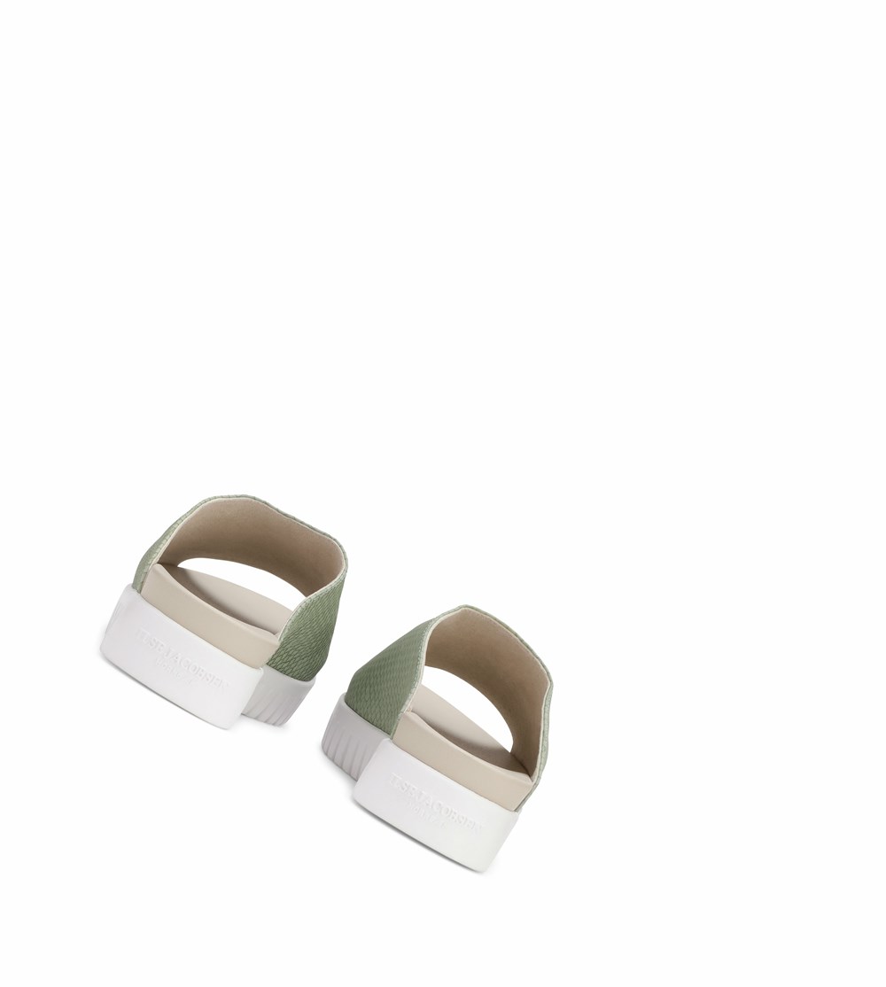 Women's Ilse Jacobsen Sandals Green | WS1854609