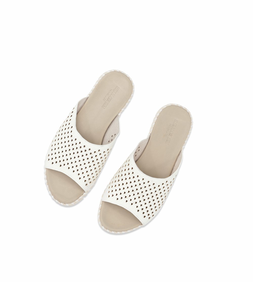 Women's Ilse Jacobsen Sandals White | ET6821345