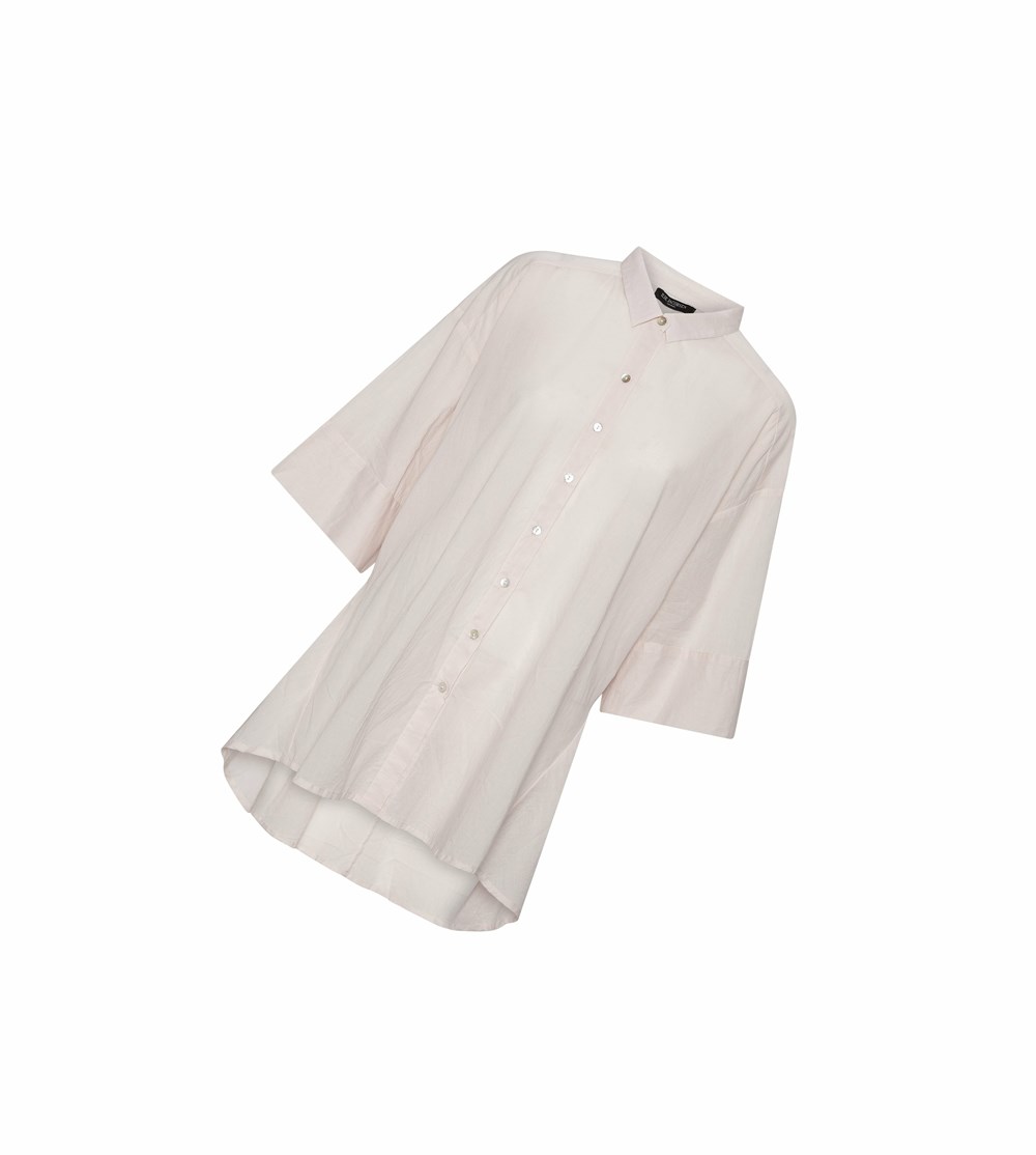 Women's Ilse Jacobsen Shirts Pink | FC5419637