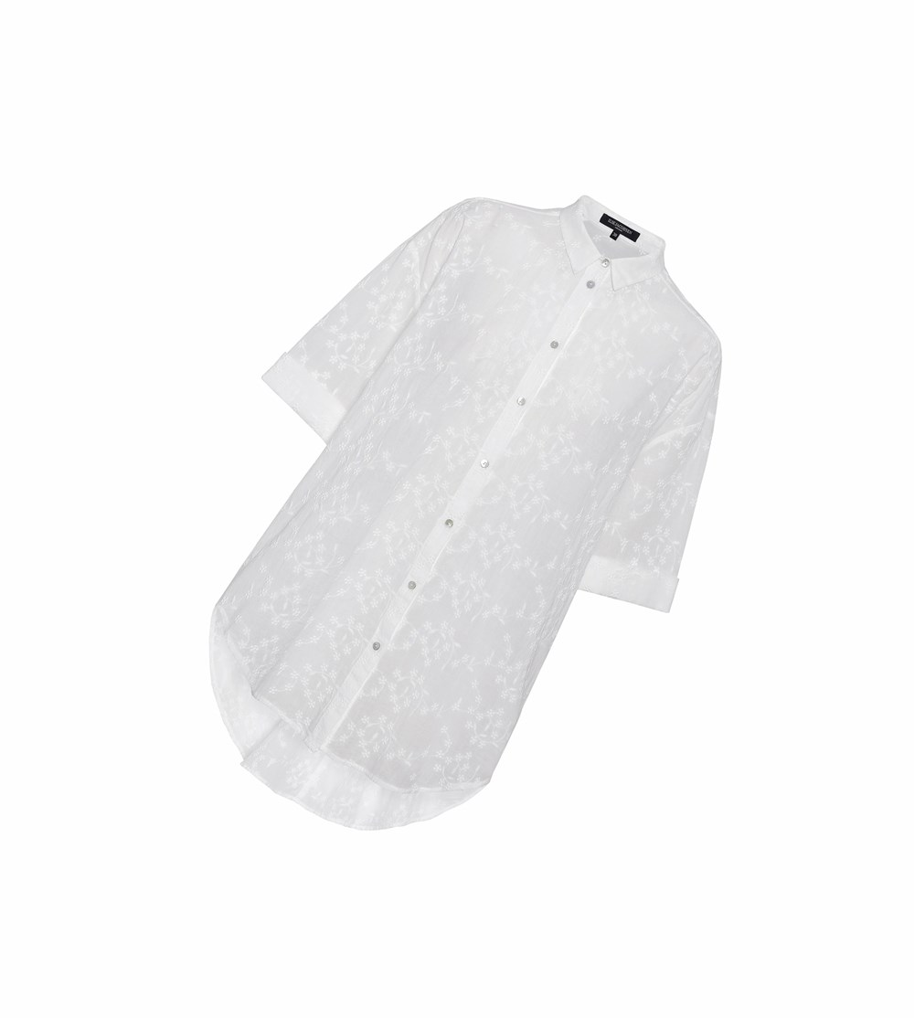 Women's Ilse Jacobsen Shirts White | AT3568140