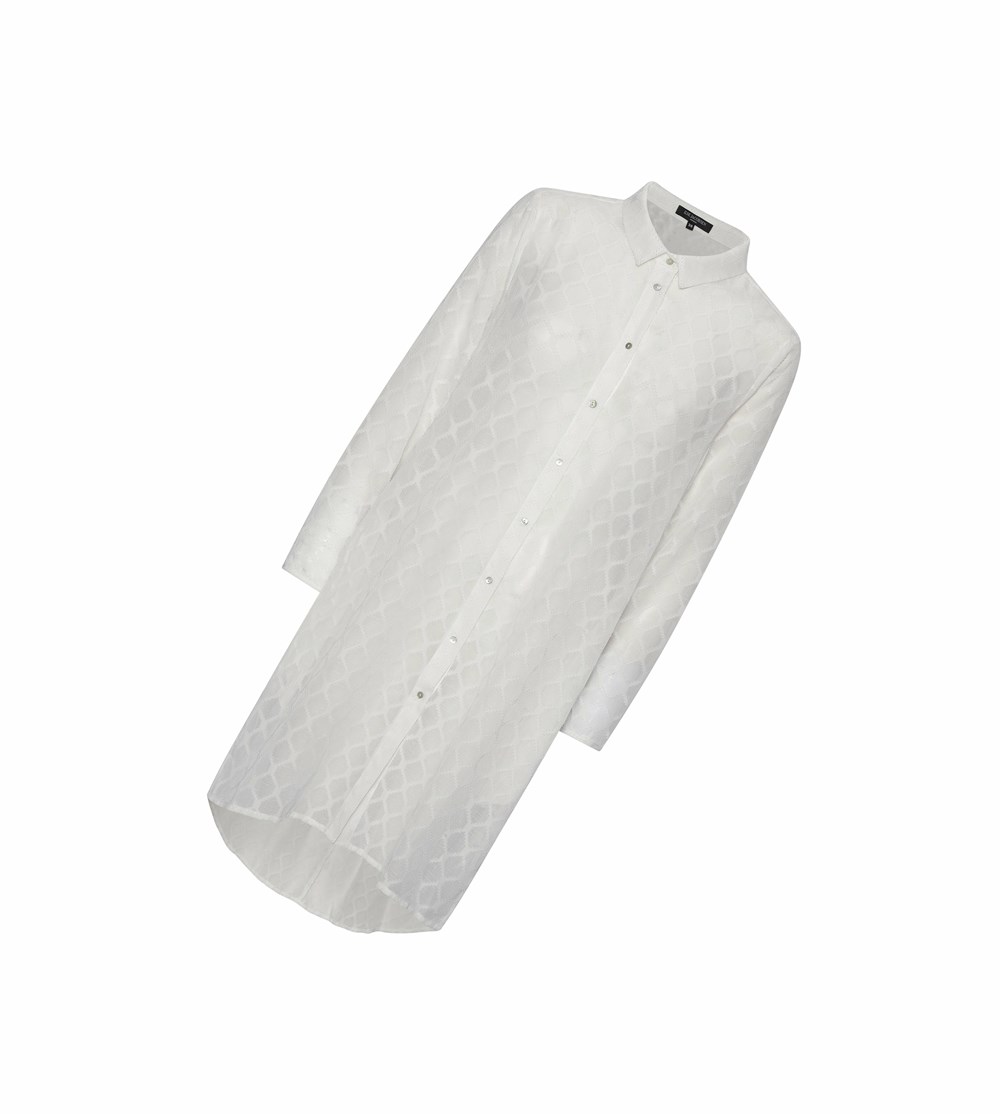 Women's Ilse Jacobsen Shirts White | QA0142973