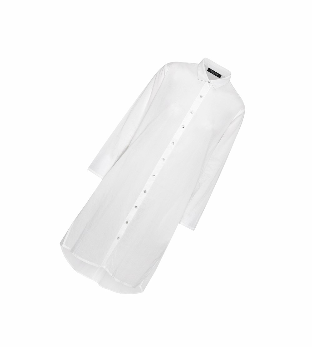 Women's Ilse Jacobsen Shirts White | VE0758263