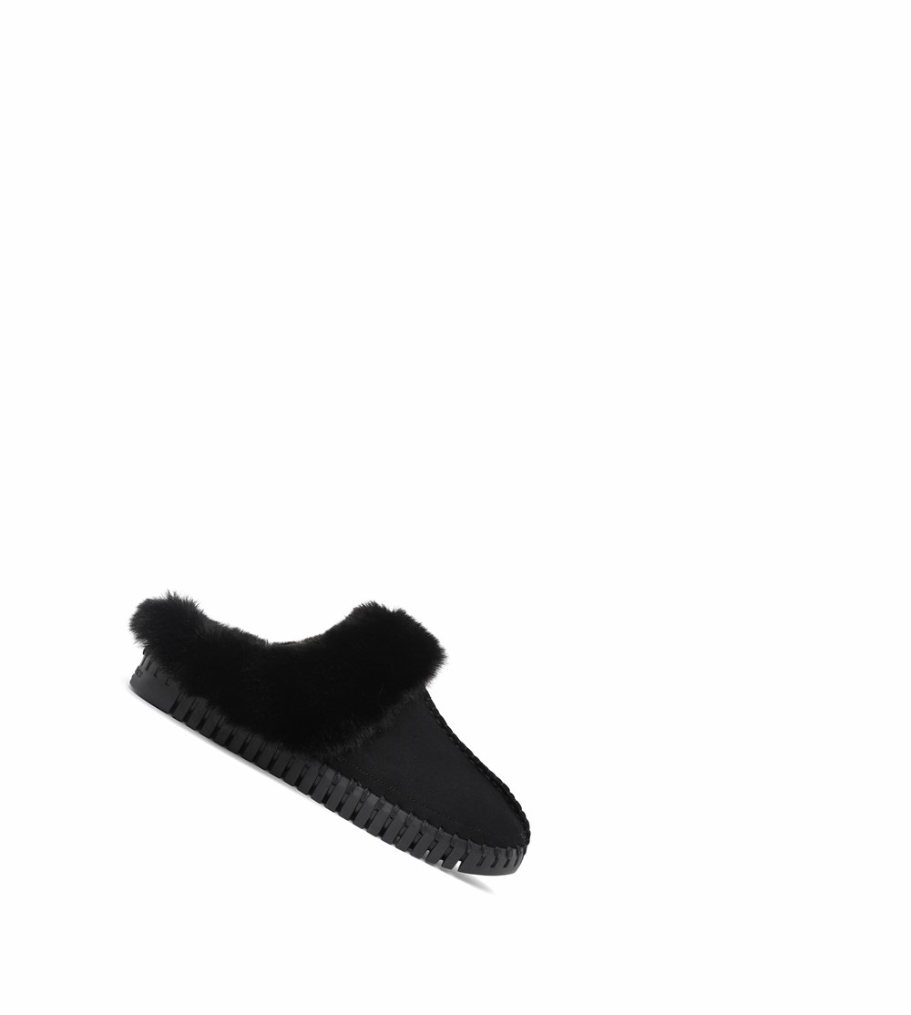 Women\'s Ilse Jacobsen Slippers Black | RS5021436