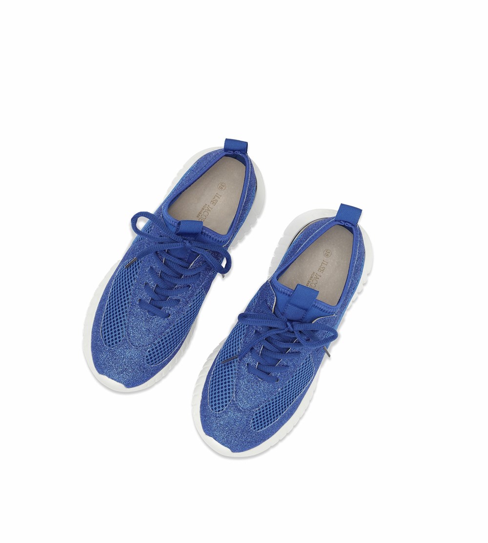 Women's Ilse Jacobsen Sneakers Blue | FL9627304