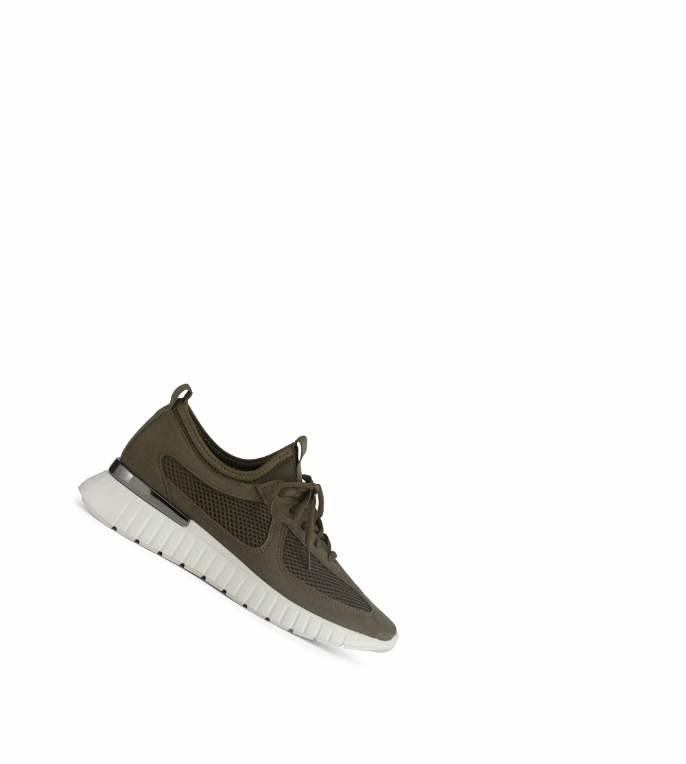 Women's Ilse Jacobsen Sneakers Deep Olive | WA1582074